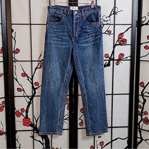 AGOLDE High Rise Straight Leg Jeans